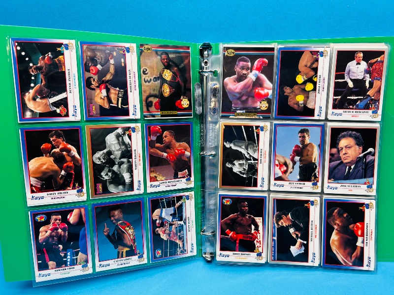 Photo 1 of 165723…final sale no return/refund- 162 mixed boxing cards in binder
