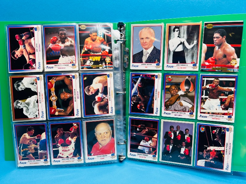 Photo 1 of 165723…final sale no return/refund- 162 mixed boxing cards in binder