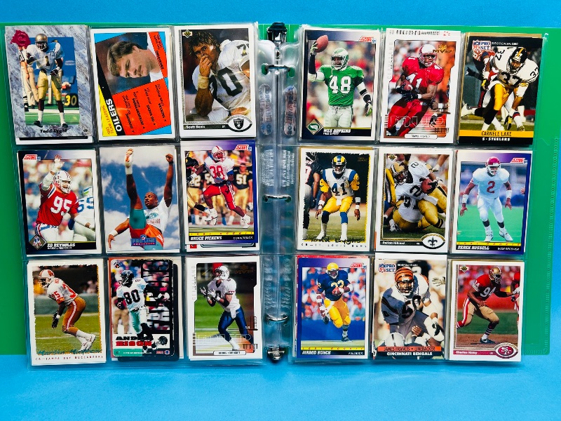 Photo 1 of 165725… final sale no return/refund- 270 mixed football cards in binder