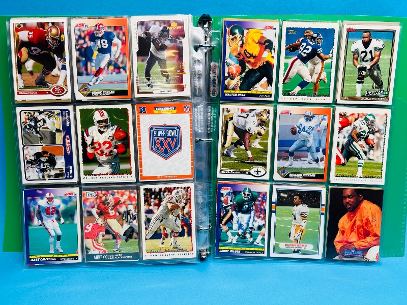 Photo 1 of 165725… final sale no return/refund- 270 mixed football cards in binder