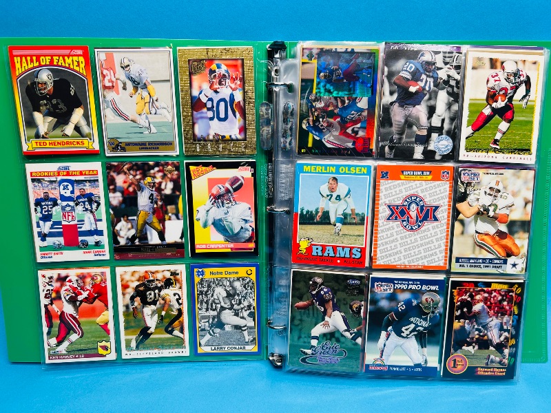 Photo 1 of 165725… final sale no return/refund- 270 mixed football cards in binder