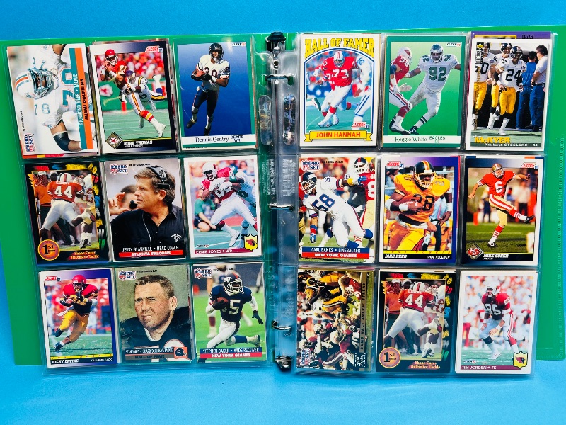 Photo 1 of 165725… final sale no return/refund- 270 mixed football cards in binder