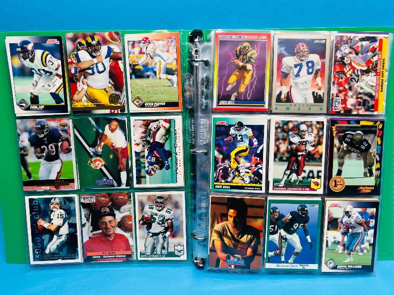 Photo 1 of 165725… final sale no return/refund- 270 mixed football cards in binder