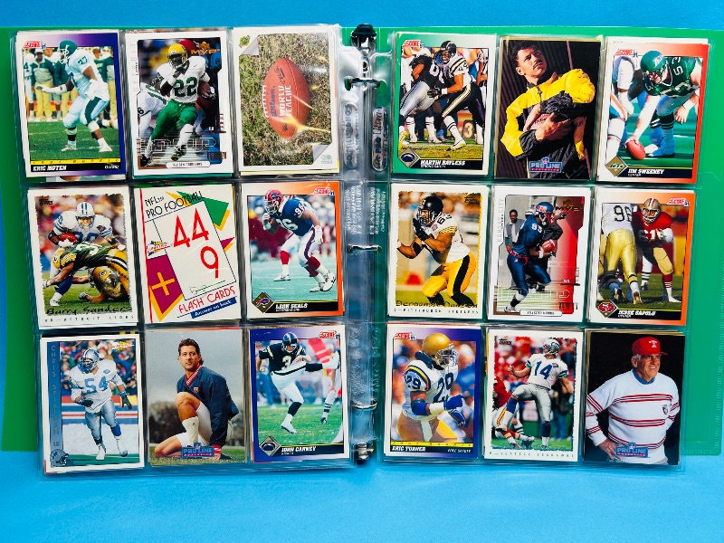 Photo 1 of 165725… final sale no return/refund- 270 mixed football cards in binder