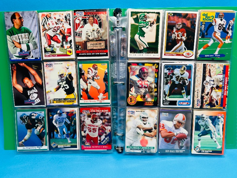 Photo 1 of 165725… final sale no return/refund- 270 mixed football cards in binder