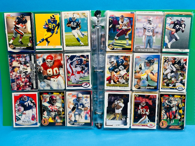Photo 1 of 165725… final sale no return/refund- 270 mixed football cards in binder