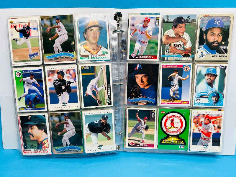 Photo 1 of 165728… final sale no return/refund- 270 mixed baseball cards in binder