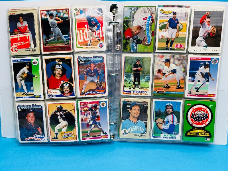 Photo 1 of 165728… final sale no return/refund- 270 mixed baseball cards in binder