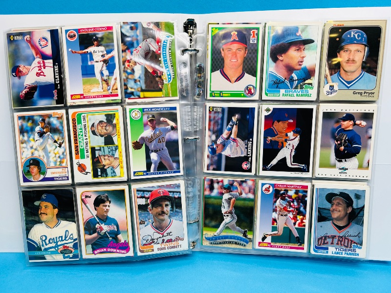 Photo 1 of 165728… final sale no return/refund- 270 mixed baseball cards in binder