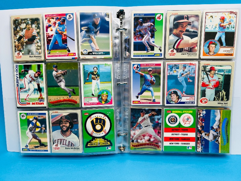 Photo 1 of 165728… final sale no return/refund- 270 mixed baseball cards in binder