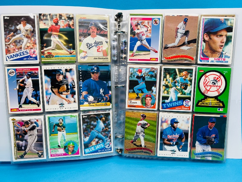 Photo 1 of 165728… final sale no return/refund- 270 mixed baseball cards in binder
