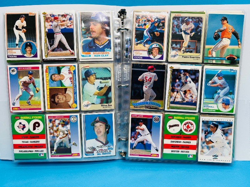 Photo 1 of 165728… final sale no return/refund- 270 mixed baseball cards in binder