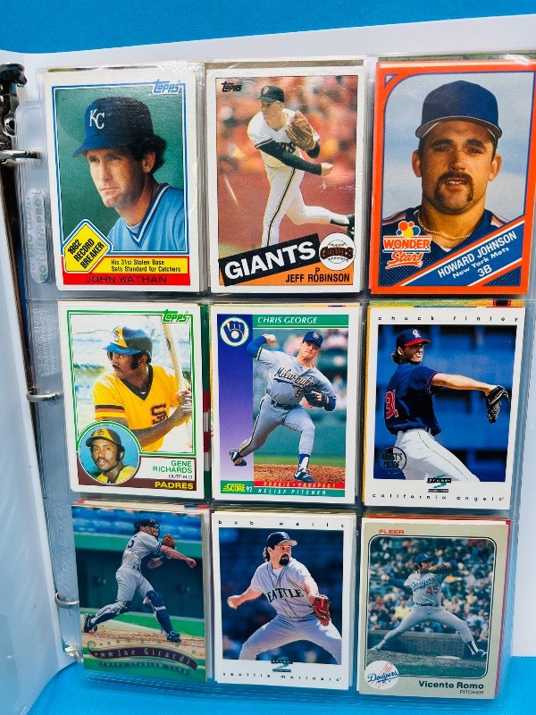 Photo 1 of 165728… final sale no return/refund- 270 mixed baseball cards in binder
