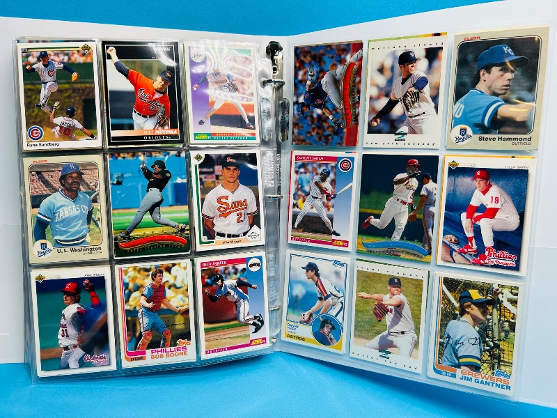 Photo 1 of 165728… final sale no return/refund- 270 mixed baseball cards in binder