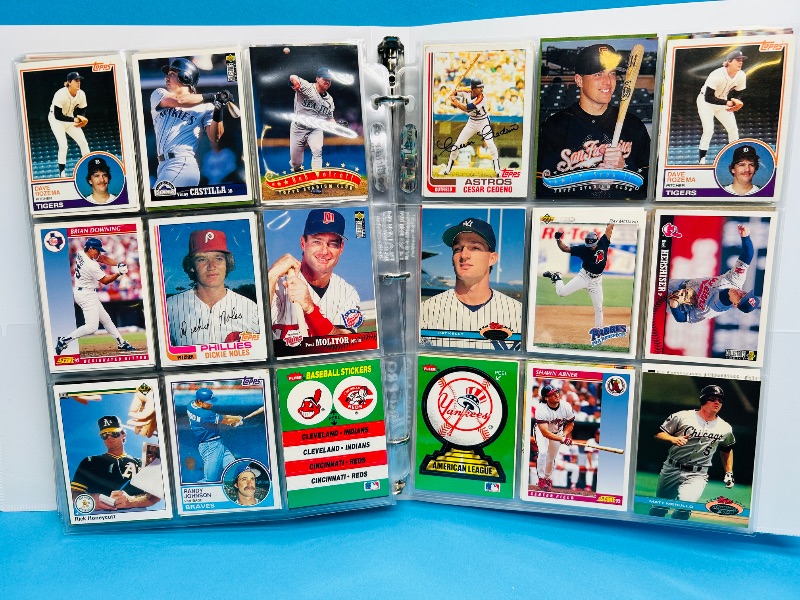 Photo 1 of 165728… final sale no return/refund- 270 mixed baseball cards in binder