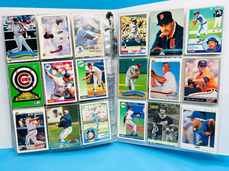 Photo 1 of 165728… final sale no return/refund- 270 mixed baseball cards in binder