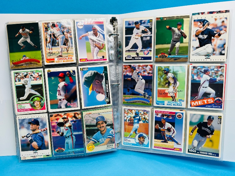 Photo 1 of 165728… final sale no return/refund- 270 mixed baseball cards in binder