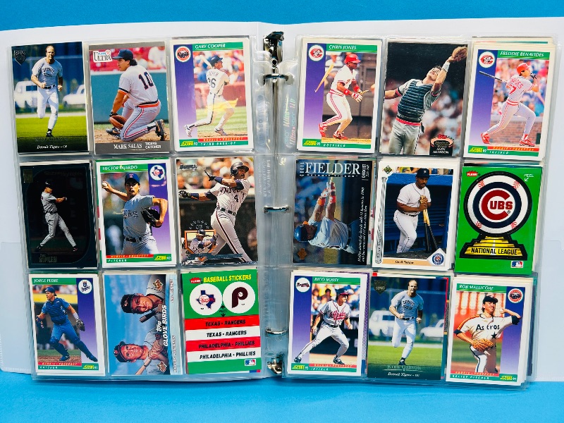 Photo 1 of 165729… final sale no return/refund- 270 mixed baseball cards in binder