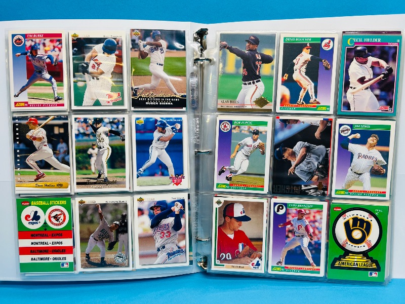 Photo 1 of 165729… final sale no return/refund- 270 mixed baseball cards in binder