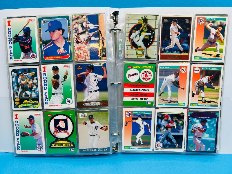 Photo 1 of 165729… final sale no return/refund- 270 mixed baseball cards in binder