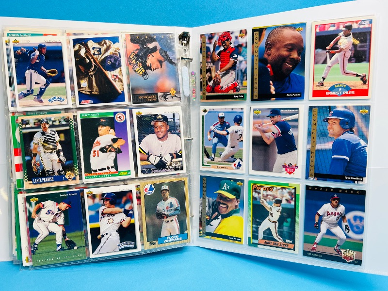 Photo 1 of 165729… final sale no return/refund- 270 mixed baseball cards in binder