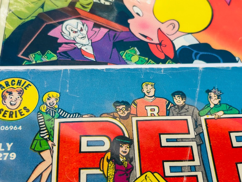 Photo 1 of 165730… damaged- 15 comics with bends, rips, stains, wear from age- final sale no return/refund