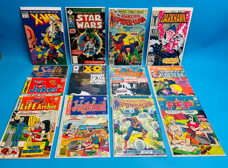 Photo 1 of 165730… damaged- 15 comics with bends, rips, stains, wear from age- final sale no return/refund