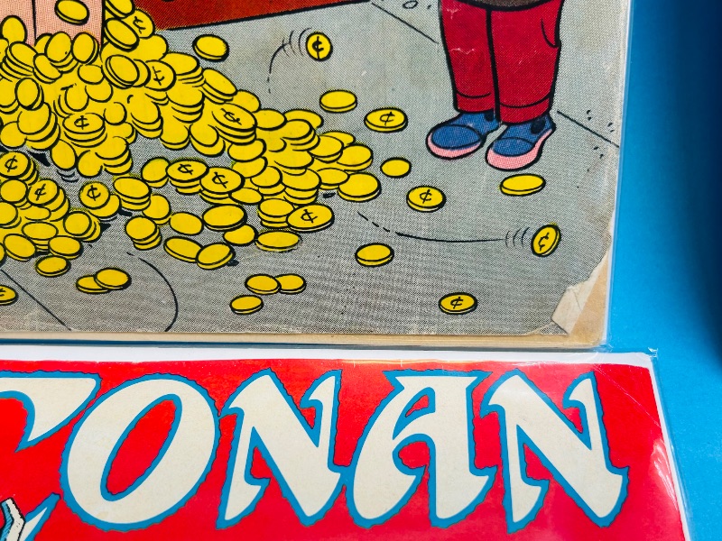 Photo 1 of 165732…damaged-vintage comics with folds, stains, rips, wear from age-final sale no return/refund