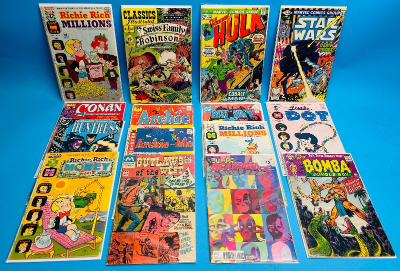 Photo 1 of 165732…damaged-vintage comics with folds, stains, rips, wear from age-final sale no return/refund