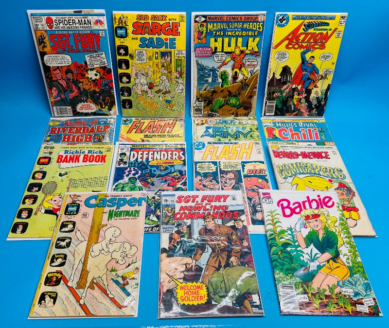 Photo 1 of 165734…damaged- vintage comics with rips, stains, folds, wear from age-final sale no return/refund