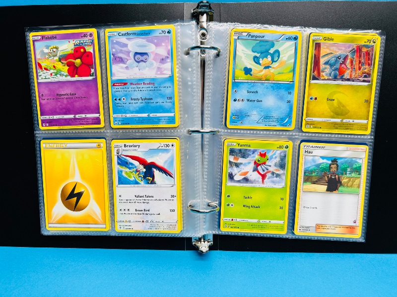 Photo 1 of 165736…   final sale no return/refund- 136 mixed Pokemon cards in binder 