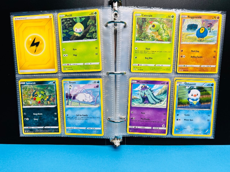Photo 1 of 165736…   final sale no return/refund- 136 mixed Pokemon cards in binder 