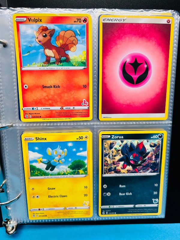 Photo 1 of 165736…   final sale no return/refund- 136 mixed Pokemon cards in binder 