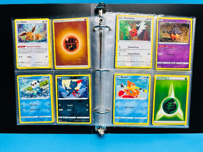 Photo 1 of 165736…   final sale no return/refund- 136 mixed Pokemon cards in binder 