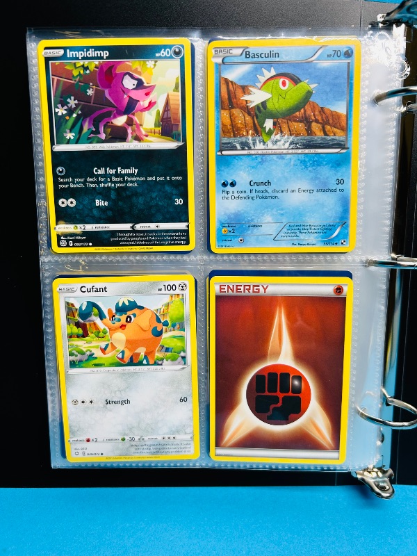 Photo 1 of 165736…   final sale no return/refund- 136 mixed Pokemon cards in binder 