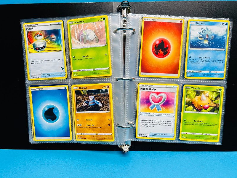 Photo 1 of 165736…   final sale no return/refund- 136 mixed Pokemon cards in binder 