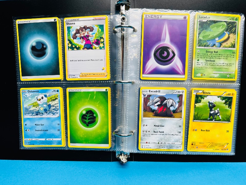 Photo 1 of 165736…   final sale no return/refund- 136 mixed Pokemon cards in binder 