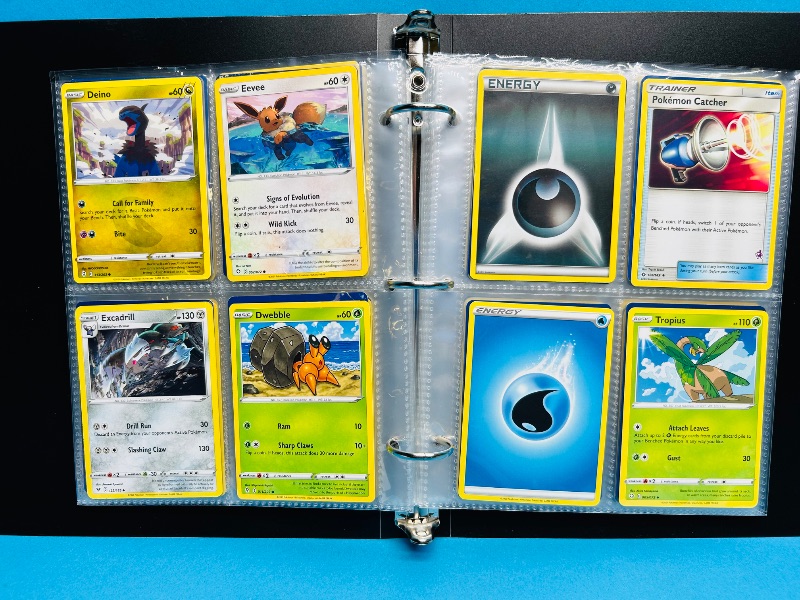 Photo 1 of 165736…   final sale no return/refund- 136 mixed Pokemon cards in binder 