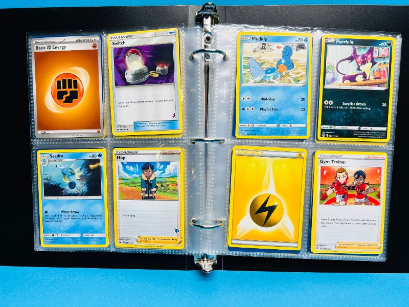 Photo 1 of 165736…   final sale no return/refund- 136 mixed Pokemon cards in binder 