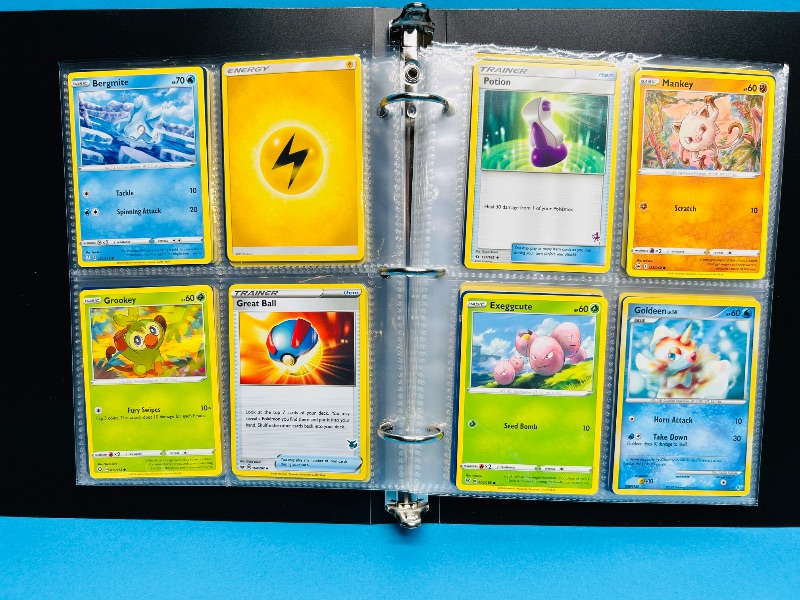 Photo 1 of 165736…   final sale no return/refund- 136 mixed Pokemon cards in binder 