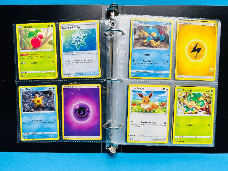 Photo 1 of 165736…   final sale no return/refund- 136 mixed Pokemon cards in binder 