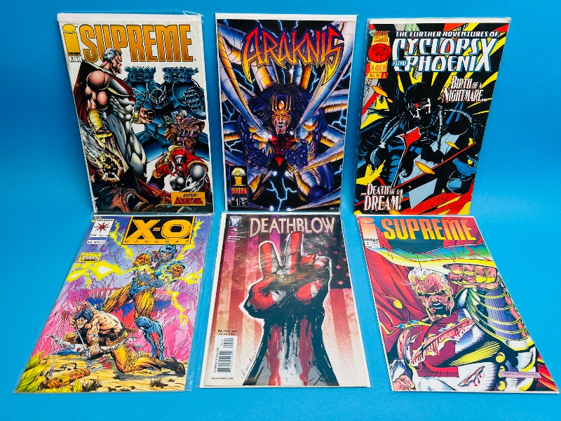 Photo 1 of 165741… 6 comics in plastic sleeves