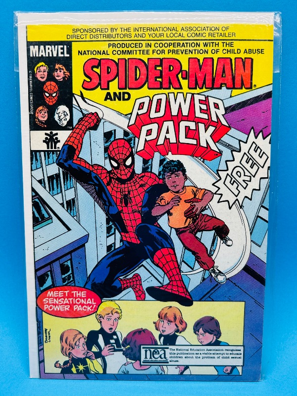 Photo 1 of 165799… vintage promo Spider-Man comic National Education Assoc. in plastic sleeve