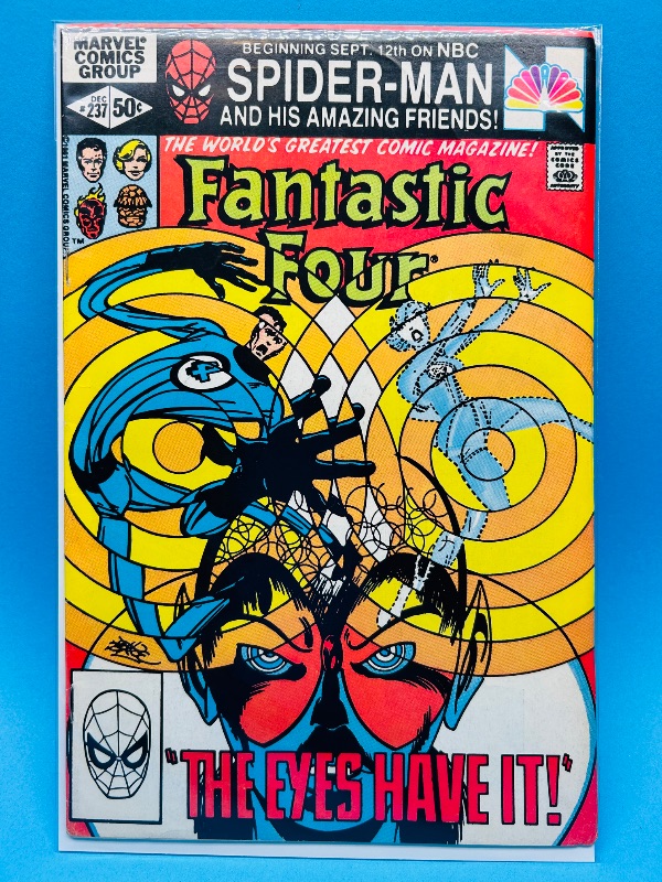 Photo 1 of 165804…vintage Fantastic Four comic 237 in plastic sleeve