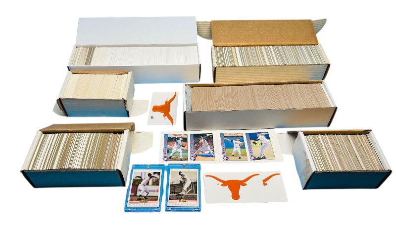 Photo 1 of 165810…final sale no return/refund- thousands of mixed sports cards mostly baseball 6 boxes