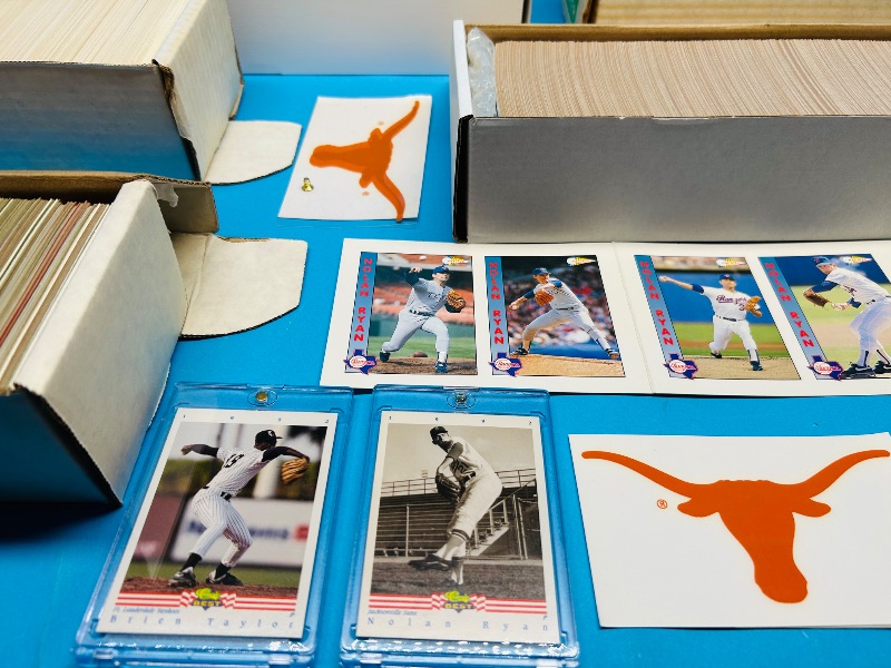 Photo 1 of 165810…final sale no return/refund- thousands of mixed sports cards mostly baseball 6 boxes