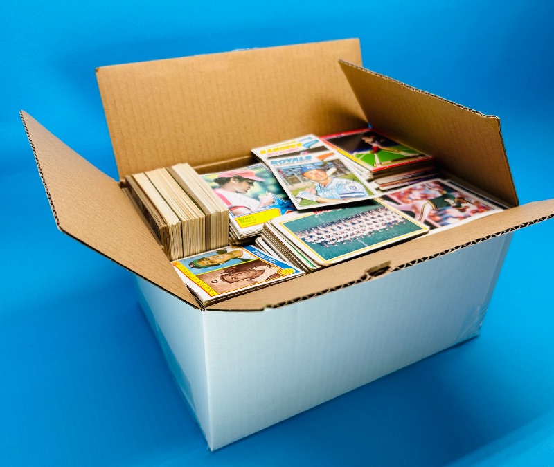 Photo 1 of 165811…damaged sports cards- final sale no return/refund mostly baseball- 10 x 7 x 5”