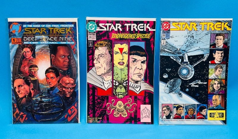 Photo 1 of 165828…3 Star Trek comics in plastic sleeves 