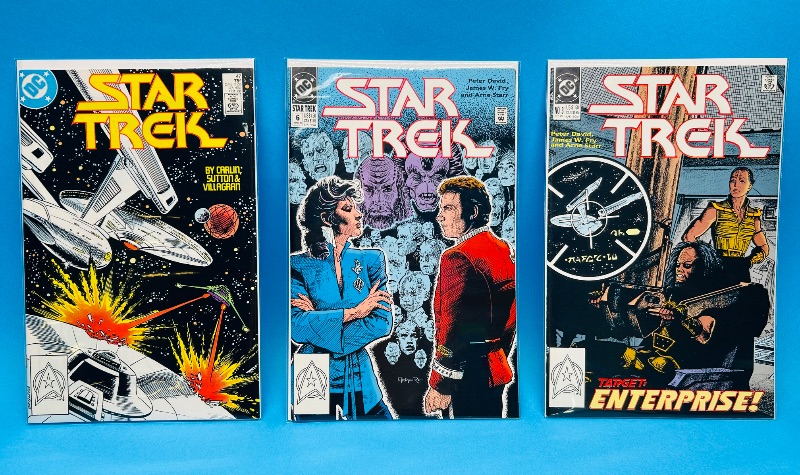 Photo 1 of 165830… 3 Star Trek comics in plastic sleeves 