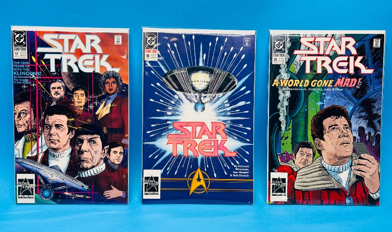 Photo 1 of 165831… 3 Star Trek comics in plastic sleeves 